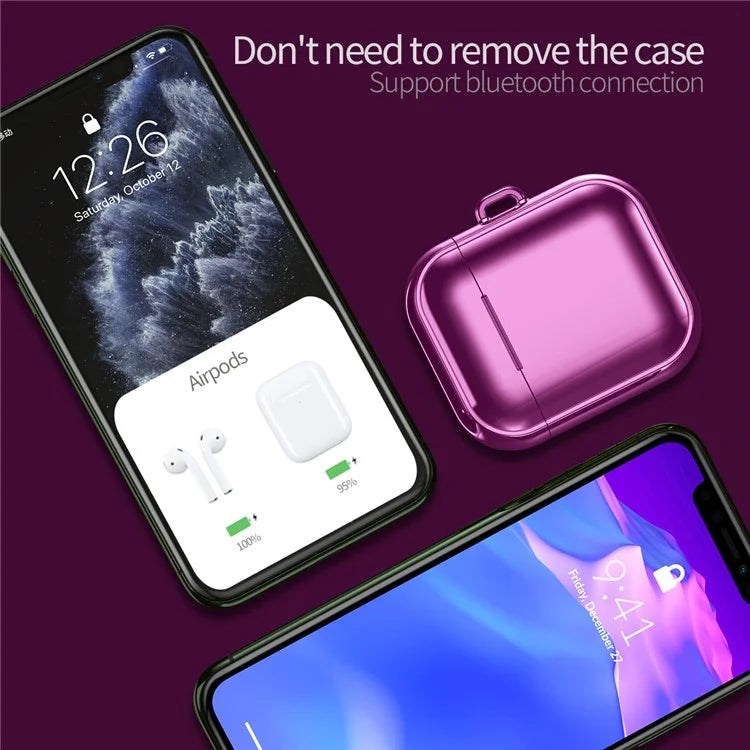 For Apple AirPods with Charging Case (2019) / with Wireless Charging Case (2019) TPU Cover  Bluetooth Earphone Case