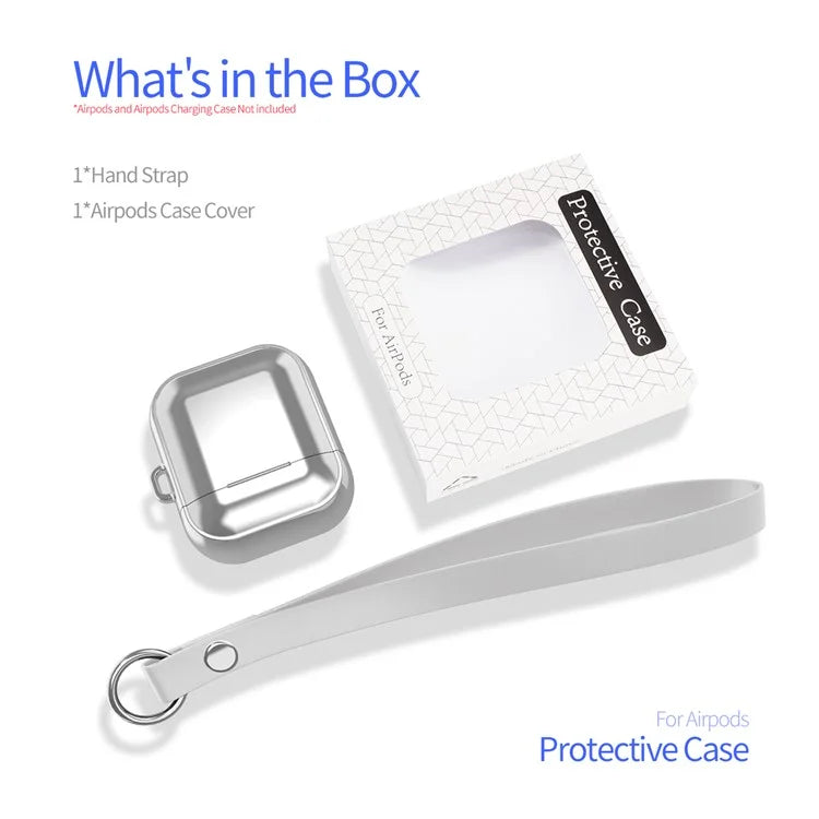 For Apple AirPods with Charging Case (2019) / with Wireless Charging Case (2019) TPU Cover  Bluetooth Earphone Case