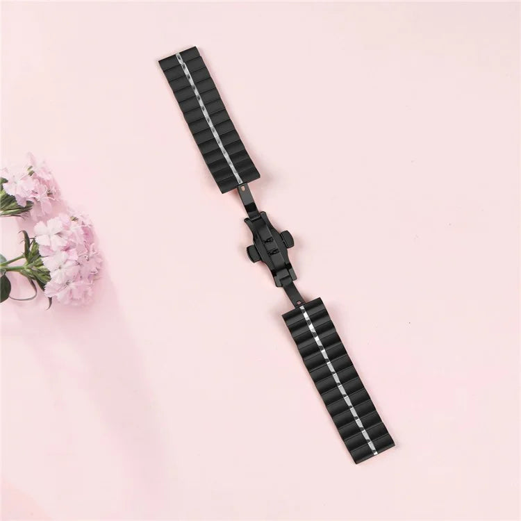 For Huawei Watch 4 / Watch 4 Pro Watch Bracelet Line Splicing Butterfly Buckle Watch Strap