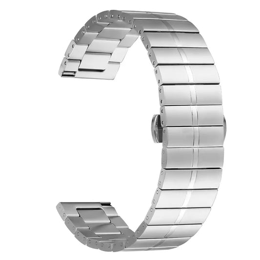 For Huawei Watch GT 3 SE Strap Replacement Metal Stainless Steel Watch Band with Butterfly Buckle