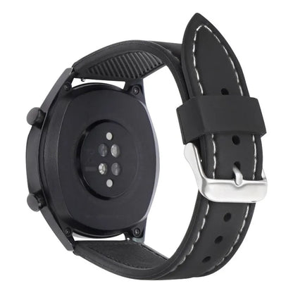 For Huawei Watch GT 2 / 3 / 3 Pro / Samsung Galaxy Watch6 Classic Band 20mm Waterproof Fluorubber Watch Strap