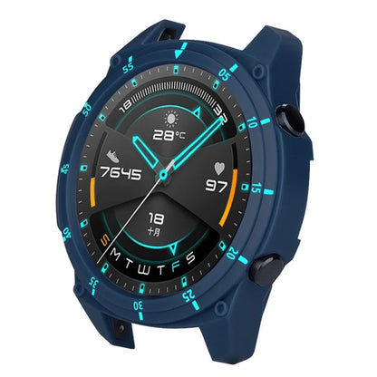 For Huawei Watch GT 2 46mm Protective Shell Soft TPU Watch Case Cover+Sky Blue