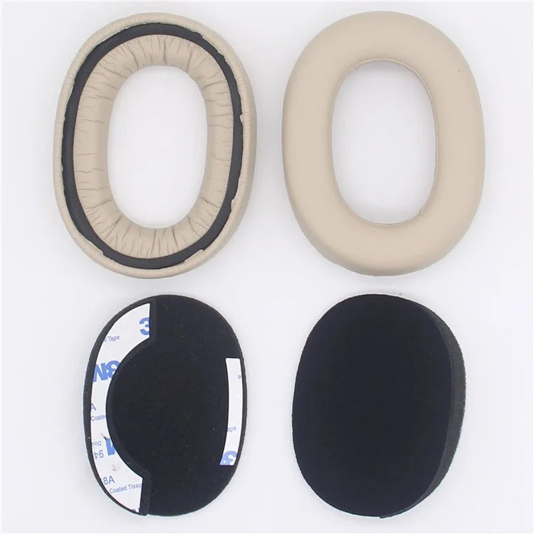 JZF-400 For Jabra Elite 85h Headphone Earpads Protein Leather+Sponge Replacement Earmuffs