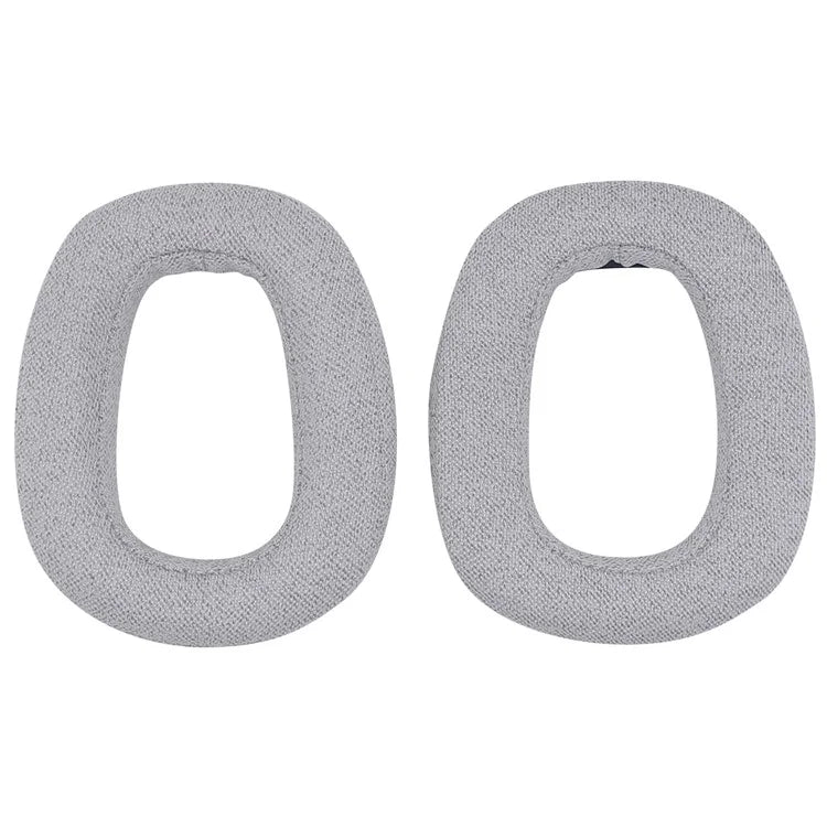 JZF-476 For Logitech Zone Vibe 100 Cotton Linen Headphone Earpads Replacement Earmuffs