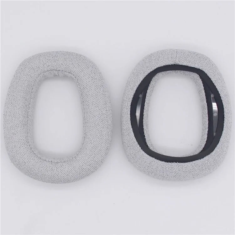 JZF-476 For Logitech Zone Vibe 100 Cotton Linen Headphone Earpads Replacement Earmuffs