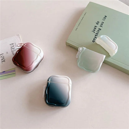 For Apple AirPods with Wireless Charging Case (2019) / AirPods with Charging Case (2019) / (2016) IMD Earphone TPU Case with Buckle