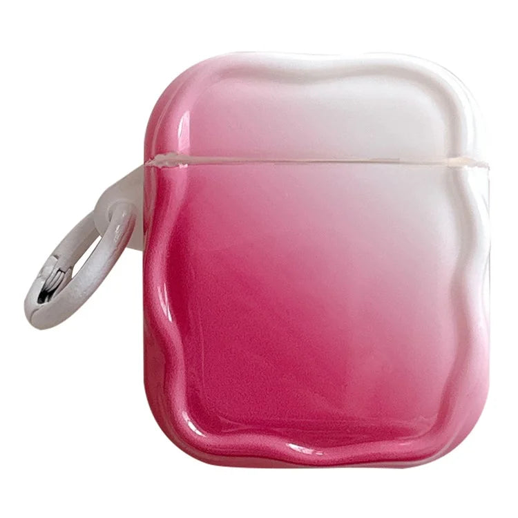 For Apple AirPods with Wireless Charging Case (2019) / AirPods with Charging Case (2019) / (2016) IMD Earphone TPU Case with Buckle