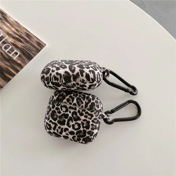 For Apple AirPods Pro Protective Case Leopard Print Pattern Headset Silicone Cover