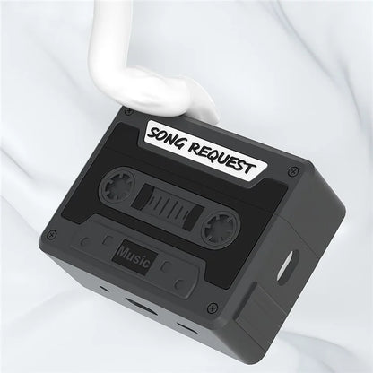 For Apple AirPods 3 Case Cassette Tape Design Portable Liquid Silicone Earbuds Cover with Strap