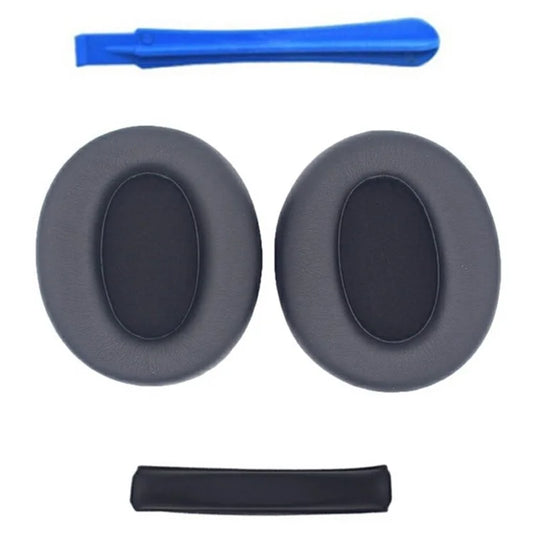 For Edifier W820NB Headphone Protein Leather Ear Pads+Mini Crowbar+Head Beam Sleeve