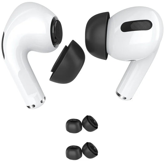 AHASTYLE WG86 2 Pairs for Apple AirPods Pro 2  /  AirPods Pro Silicone Ear Caps Earphone Eartips Soft In-Ear Earplugs Cover