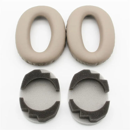 JZF-318 1 Pair Ear Cushions for Sony WH-1000XM3 , Protein Leather Earpads Earmuffs Cover