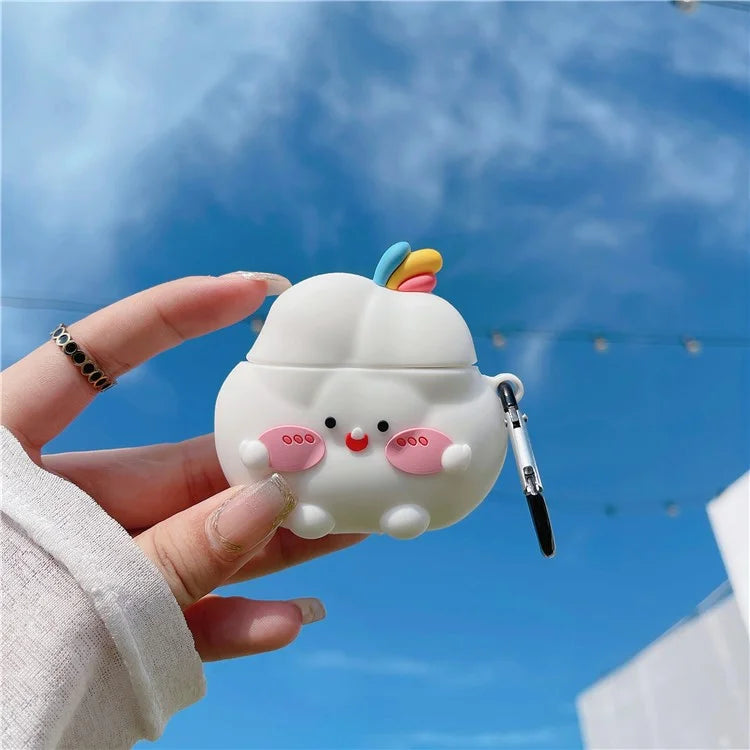 For Apple AirPods 3 Earphone Silicone Case Cute Cloud Design Anti-drop Earbud Cover