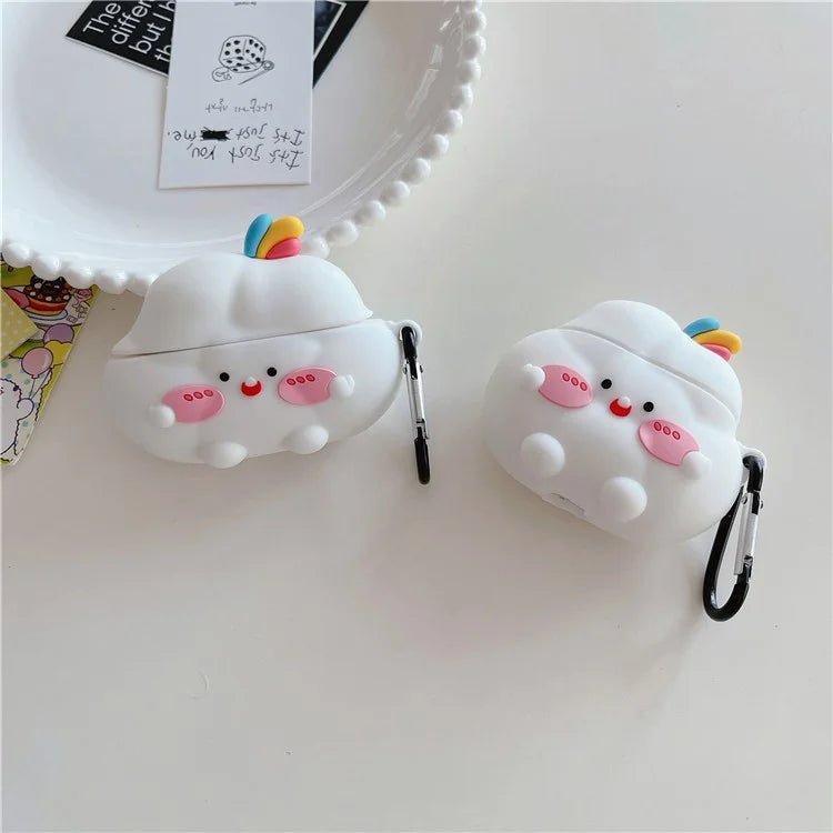 For Apple AirPods 3 Earphone Silicone Case Cute Cloud Design Anti-drop Earbud Cover