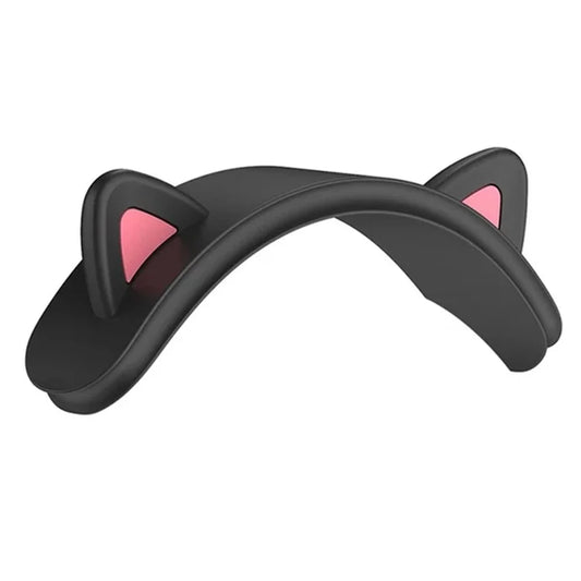 For AirPods Max Headphone Head Beam Silicone Cover Cat Ear Design Protective Sleeve