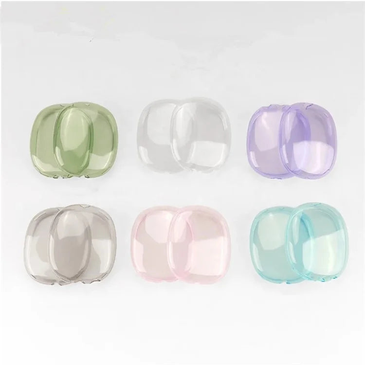 1 Pair For AirPods Max Ear Pad TPU Case Sleeve Clear Design Headphone Earpad Cover