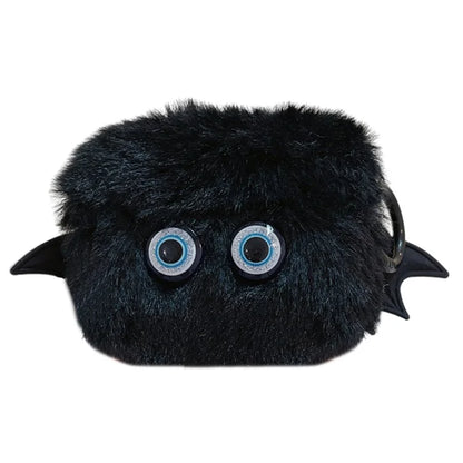 For Apple AirPods 3 Earbuds Case Winter Warm Soft Fur Furry Little Demon Cover with Buckle