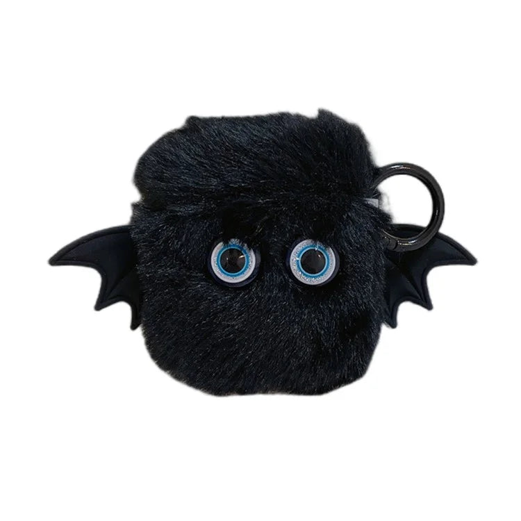 For Apple AirPods with Charging Case (2016) / (2019) / AirPods with Wireless Charging Case (2019) Case Fluffy Little Demon Cover