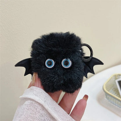 For Apple AirPods with Charging Case (2016) / (2019) / AirPods with Wireless Charging Case (2019) Case Fluffy Little Demon Cover