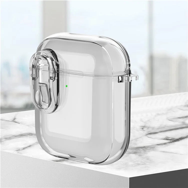 For Apple AirPods with Charging Case (2016) / (2019) / AirPods with Wireless Charging Case (2019) Case Clear Earphone Cover