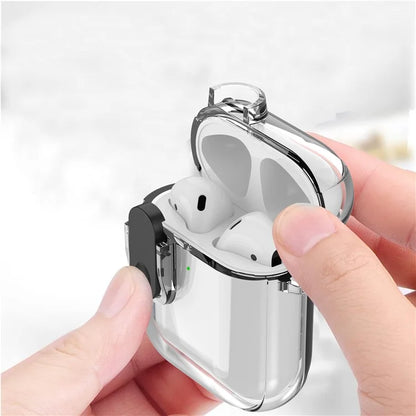 For Apple AirPods with Charging Case (2016) / (2019) / AirPods with Wireless Charging Case (2019) Case Clear Earphone Cover