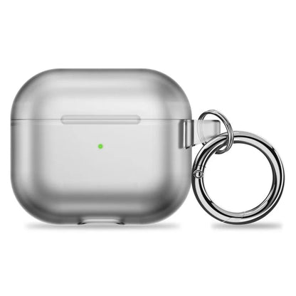 Soft TPU Case for AirPods Pro 2 Bluetooth Earbud Skin-touch Translucent Cover with Hanging Buckle