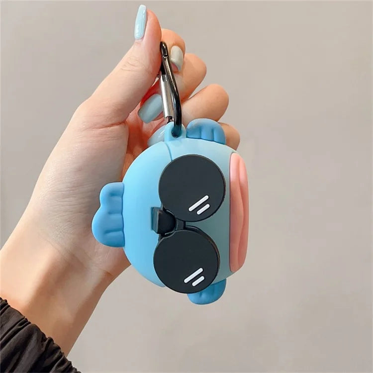 For Apple AirPods 3 Cartoon Clownfish Silicone Cover Anti-drop Earphone Protective Case with Hanging Buckle