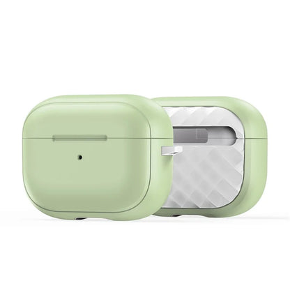 DUX DUCIS PECC Series Earbuds Box Case for Apple AirPods Pro 2 TPU+PC Earphone Cover with Carabiner