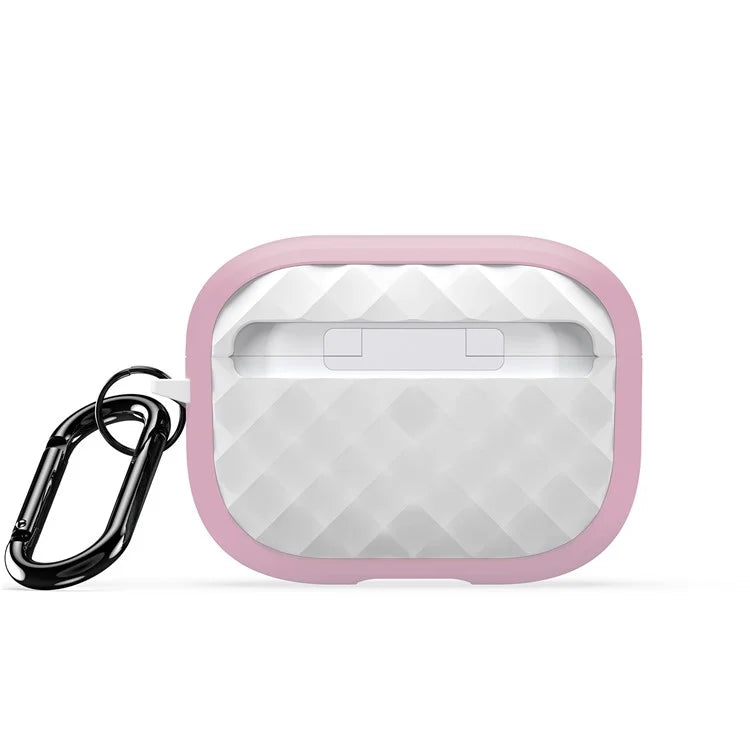 DUX DUCIS PECC Series Earbuds Box Case for Apple AirPods Pro 2 TPU+PC Earphone Cover with Carabiner