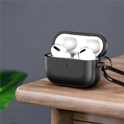 DUX DUCIS PECC Series Earbuds Box Case for Apple AirPods Pro 2 TPU+PC Earphone Cover with Carabiner