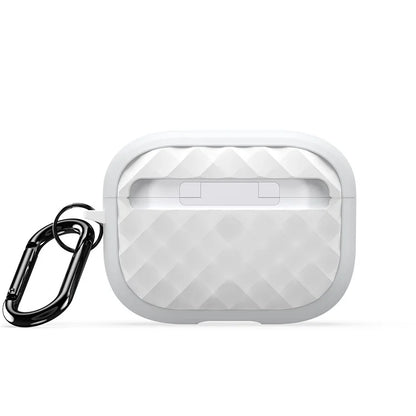 DUX DUCIS PECC Series Earbuds Box Case for Apple AirPods Pro 2 TPU+PC Earphone Cover with Carabiner