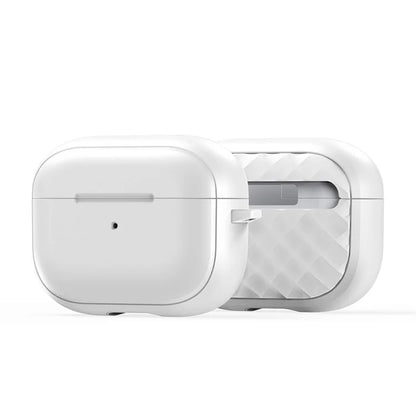 DUX DUCIS PECC Series Earbuds Box Case for Apple AirPods Pro 2 TPU+PC Earphone Cover with Carabiner