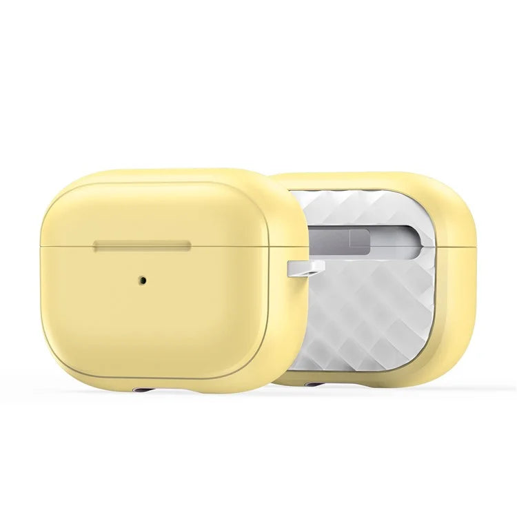 DUX DUCIS PECC Series Earbuds Box Case for Apple AirPods Pro 2 TPU+PC Earphone Cover with Carabiner