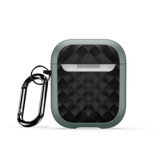 DUX DUCIS PECC Series for Apple AirPods with Charging Case (2016) / (2019) / AirPods with Wireless Charging Case (2019) Coverish Green+Black