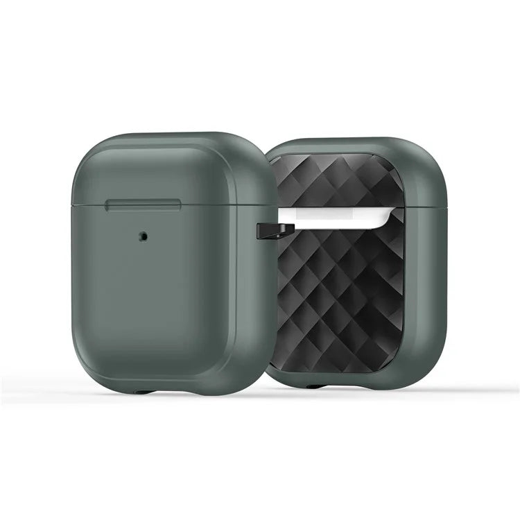 DUX DUCIS PECC Series for Apple AirPods with Charging Case (2016) / (2019) / AirPods with Wireless Charging Case (2019) Coverish Green+Black