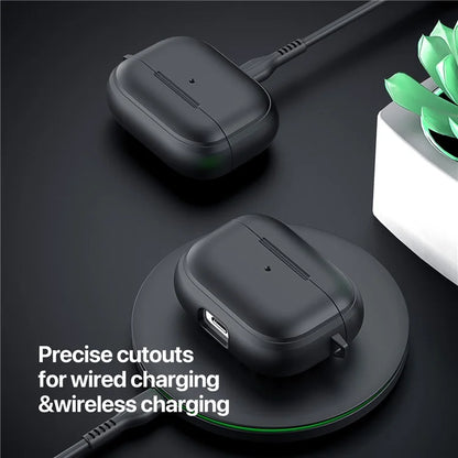 DUX DUCIS PECC Series for Apple AirPods with Charging Case (2016) / (2019) / AirPods with Wireless Charging Case (2019) Coverish Green+Black