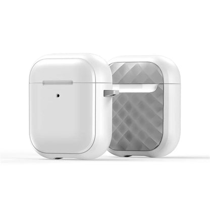 DUX DUCIS PECC Series for Apple AirPods with Charging Case (2016) / (2019) / AirPods with Wireless Charging Case (2019) Earbuds Cover+Grey