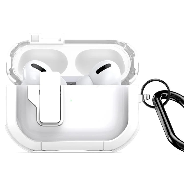 DUX DUCIS PECN Series for Apple AirPods Pro 2 Earphone Case Dual Color Earbud Cover with Hook