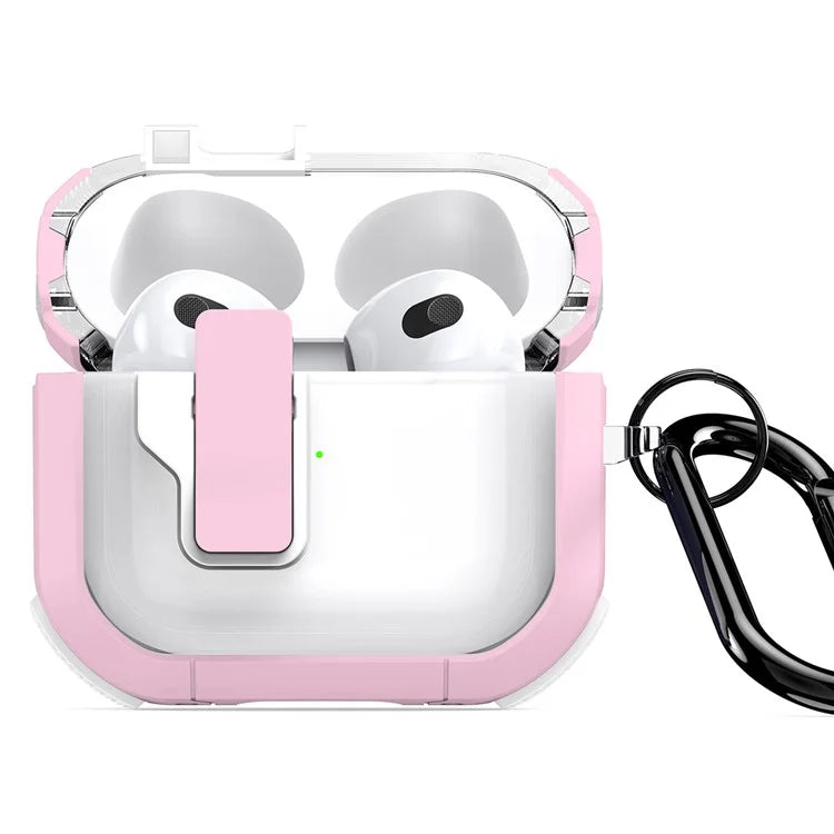 DUX DUCIS PECN Series for Apple AirPods 3 Earphone Case PC+TPU Protective Cover with Hook