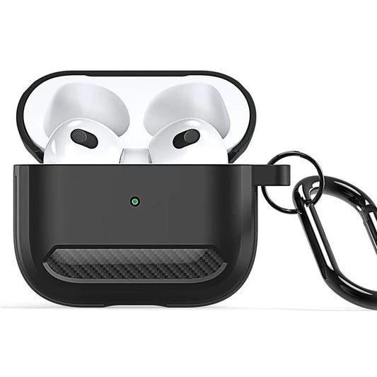 DUX DUCIS PECB Series for Apple AirPods 3 TPU Earphone Case Anti-drop Cover with Hook