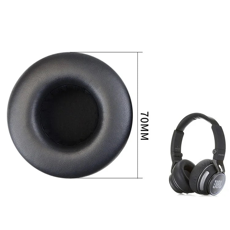 For JBL S300 / S400BT 1 Pair Headphone Earpads Replacement Protein Leather Earmuffs