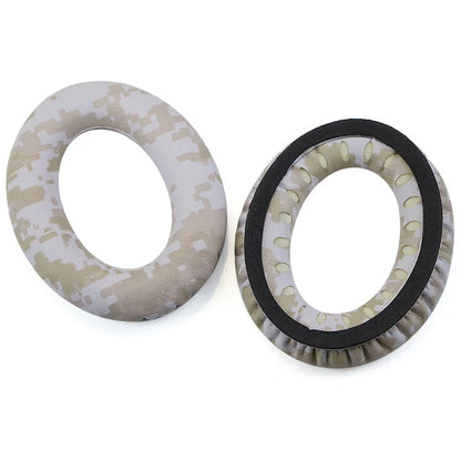 For BOSE QC25  /  QC15  /  AE2 Camouflage Pattern Protein Leather Earpads Cushions + Crowbar