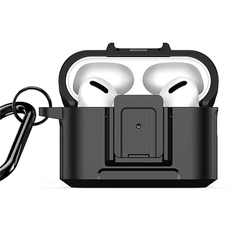 DUX DUCIS PECH Series for Apple AirPods Pro Case PC+TPU Earphone Cover with Hook