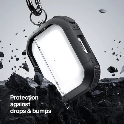 DUX DUCIS PECD Series for Apple AirPods Pro 2 Earphones Case Shockproof Protection Cover with Keychain