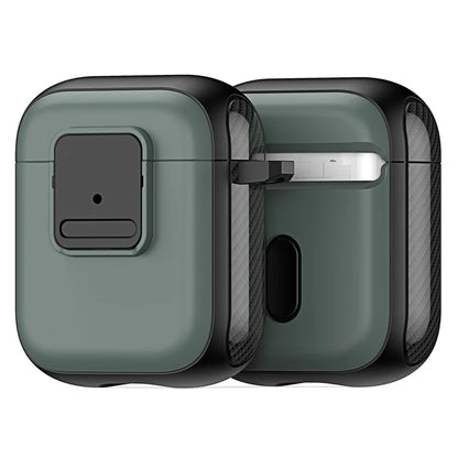 DUX DUCIS PECJ Series for Apple AirPods with Charging Case (2016) / (2019) / AirPods with Wireless Charging Case (2019) Earphone Coverish Green