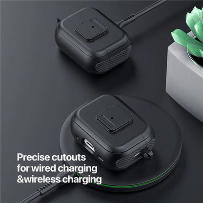 DUX DUCIS PECJ Series for Apple AirPods with Charging Case (2016) / (2019) / AirPods with Wireless Charging Case (2019) Earphone Coverish Green