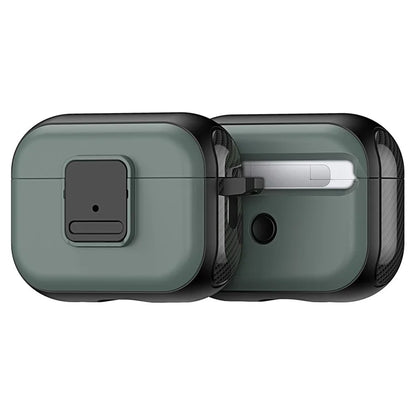 DUX DUCIS PECJ Series for Apple AirPods Pro 2 PC + TPU Case Anti-Lost Earbuds Coverish Green