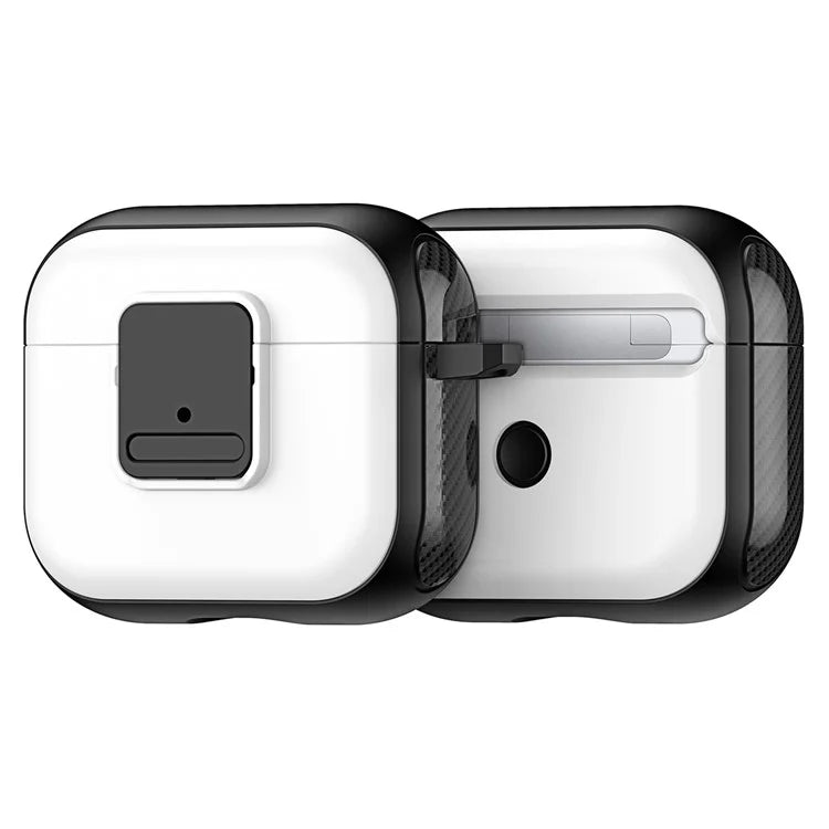 DUX DUCIS PECJ Series for Apple AirPods 3 Earphone Case Cover TPU and PC Material with Carabiner