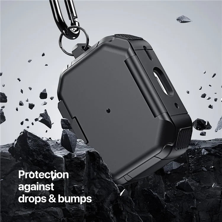 DUX DUCIS PECF Series for Apple AirPods Pro 2 Earphone Protective Cover Dustproof Anti-Fall Case with Keychain