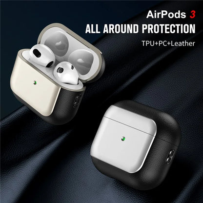 For Apple AirPods 3 Earphone Case Soft TPU Shockproof Cover with Lanyard